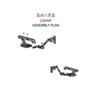 SHAPE Top Handle with EVF Mount for Canon EOS C200 Camera