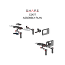 SHAPE Camera Rig with Follow Focus, Handgrips & Matte Box for Canon EOS C200