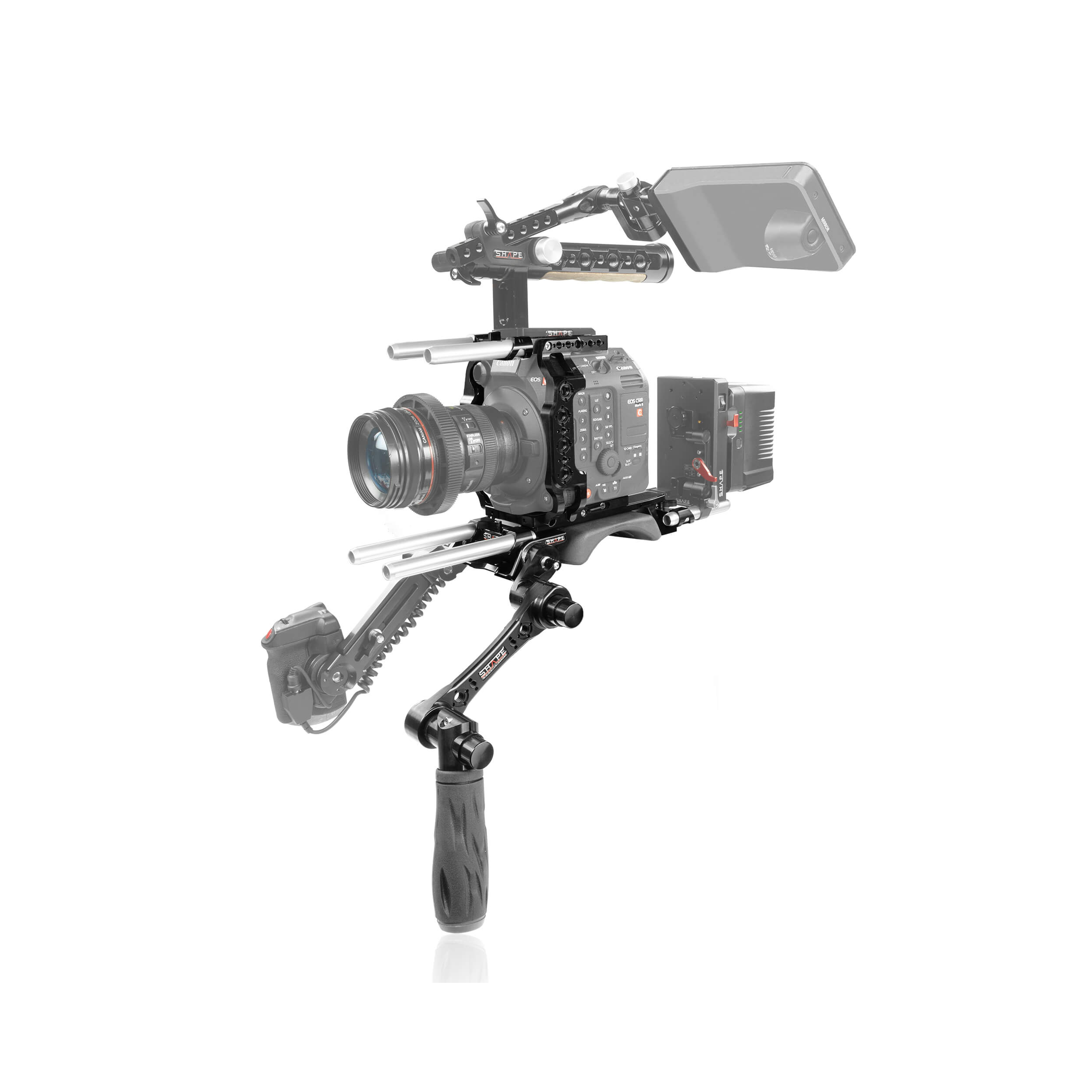 SHAPE Canon C500 Mark II Camera Cage and Baseplate with Handle