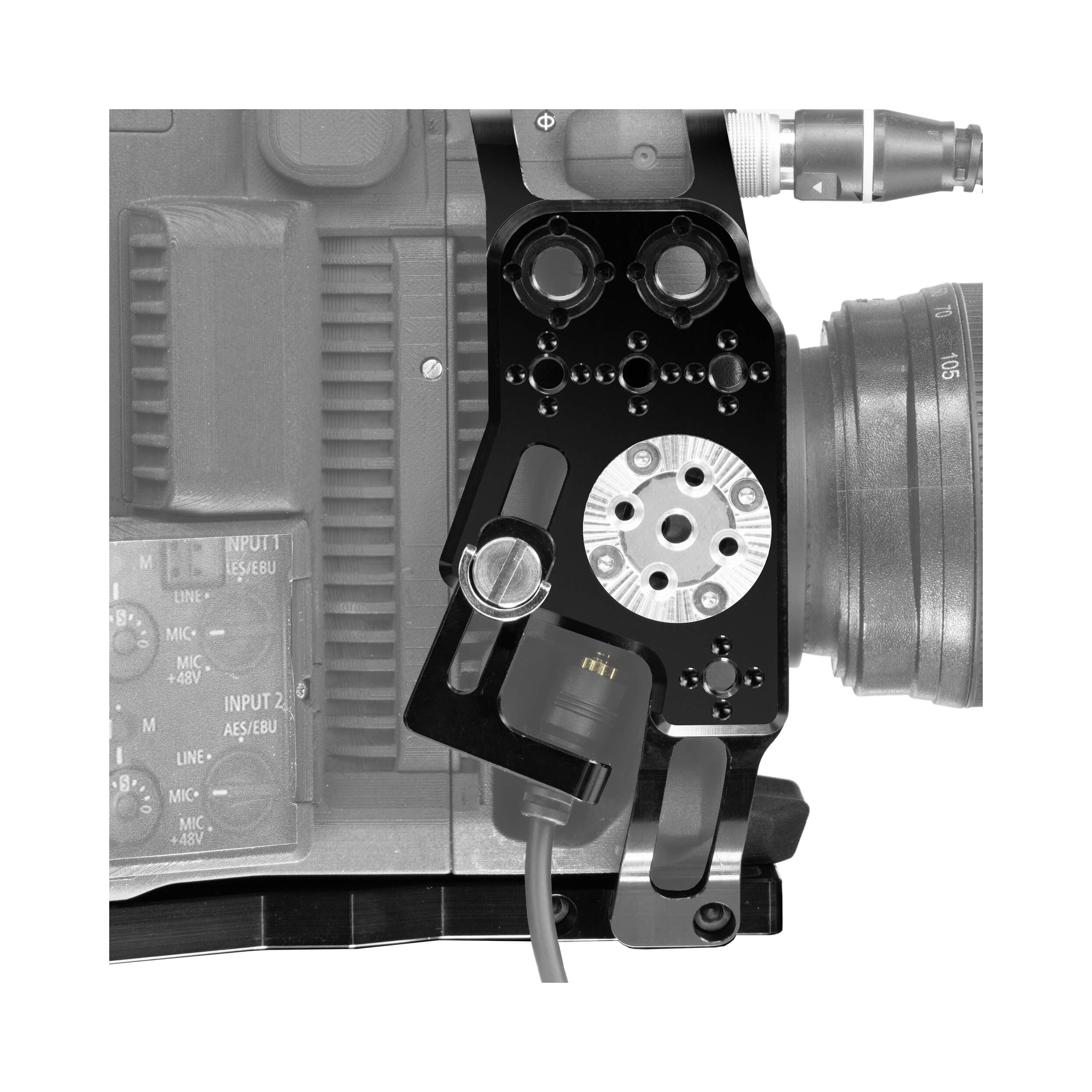 Forme Canon C500 Mark II Cage de caméra et plaque de base avec poignée