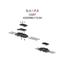 SHAPE Top Plate and Baseplate with Handle for Canon C500 Mark II & C300 Mark III