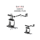 SHAPE Cage and Handle with EVF Mount for Canon C500 Mark II