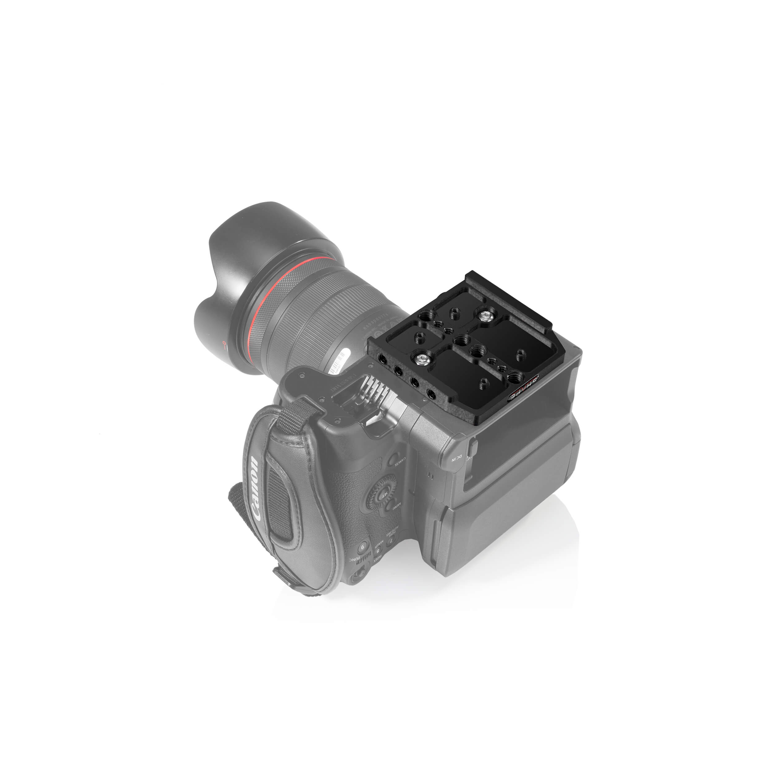 Forme Canon C70 CAME CAME CAGE SHAPHER RIGHT AVEC BOX MATTE ET SUIVANT FOCUS