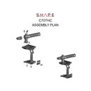 SHAPE Canon C70 Camera Cage with Top Handle & Tilt Bracket