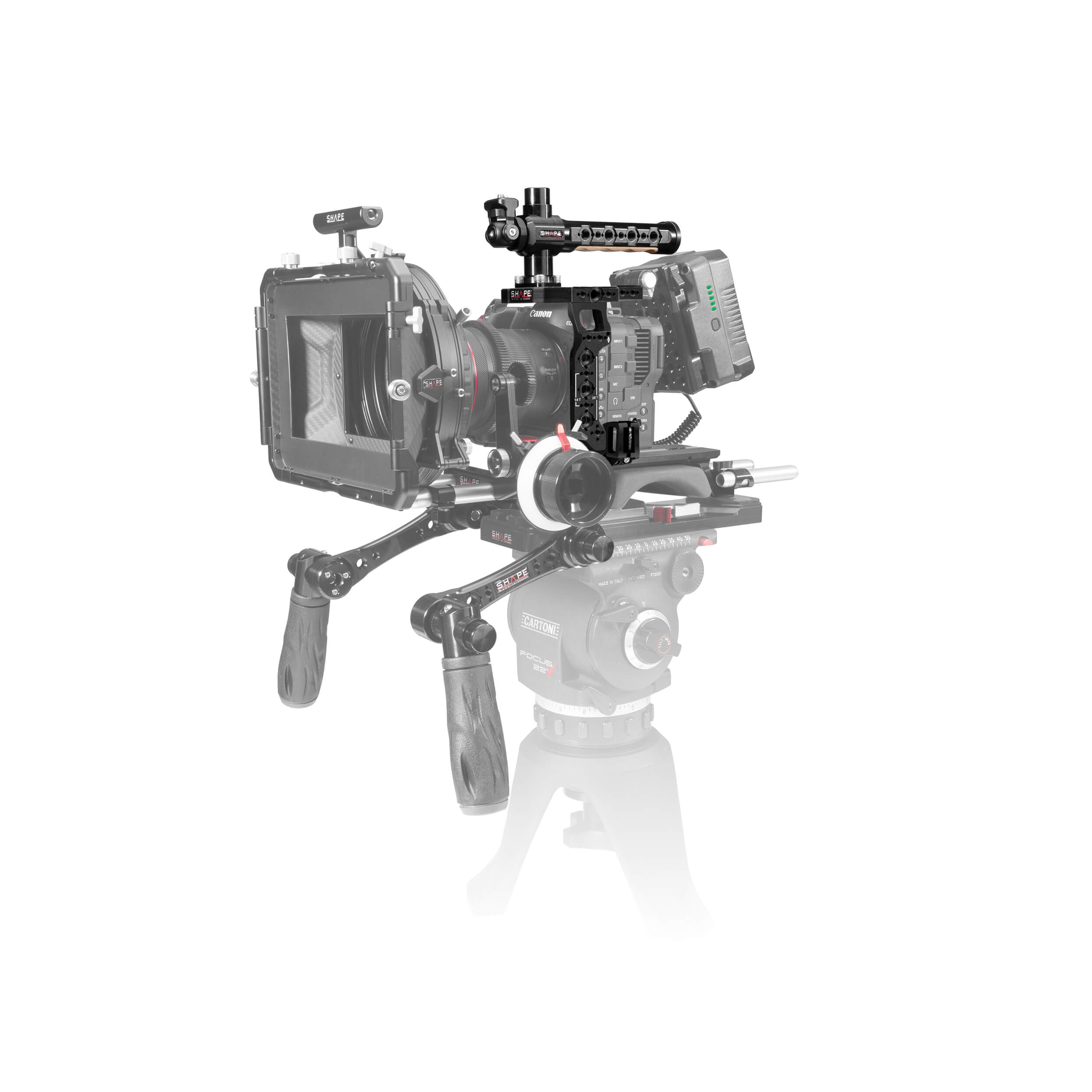 SHAPE Canon C70 Camera Cage with Top Handle & Tilt Bracket