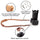 Fab' Sangle F11 - Cuir marron - Taille M-L (47 ")