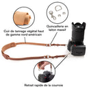 Fab' F11 strap - Brown leather - Size S (39")