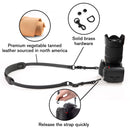 Fab' F11 strap - Black leather - Size S (39")