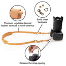 Fab' F11 strap - Tan leather - Size M-L (47")