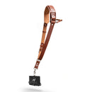 Fab' F16 strap with pad - Brown leather - Size XS