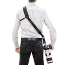 Fab' F16 strap with pad - Black leather - Size XL