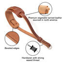 Fab' Bracelet de poignet F28 avec coussinet - cuir marron