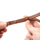 Fab' Bracelet de poignet F28 avec coussinet - cuir marron