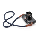 Fab' F8 strap - Blue rope, brown leather - Size XL (55")