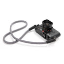 Fab' F8 strap - Grey rope, black leather - Size M-L (47")