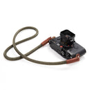 Fab' F8 strap - Green rope, brown leather - Size M-L (47")