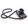 Fab' STRAP F8 - Corde noire et cuir - Taille S (39 ")