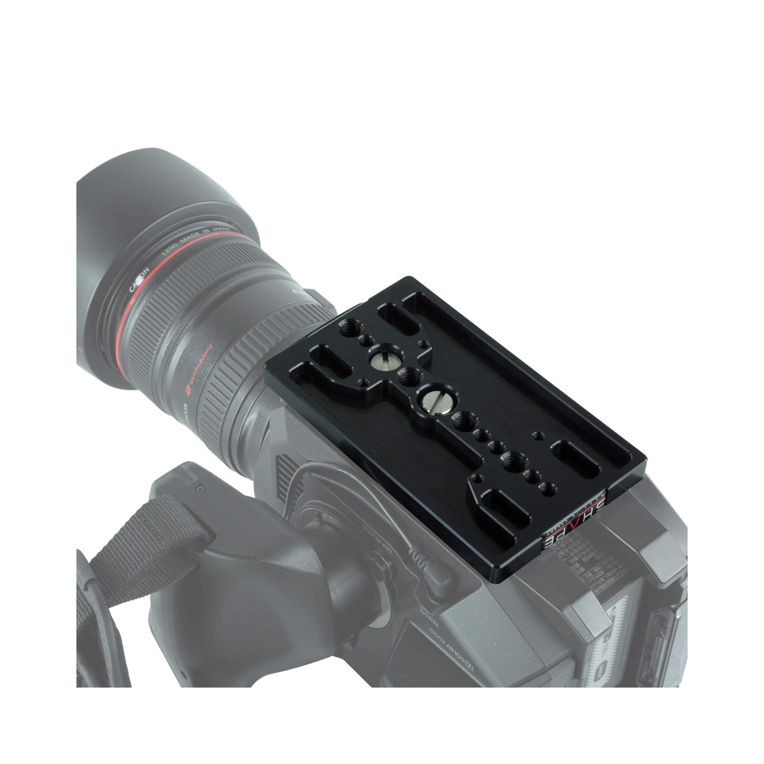 Plaque d'adaptateur de forme pour la caméra Panasonic AU-EVA1