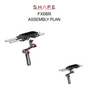 SHAPE Baseplate with Camera Cage and Articulating Handle for Sony FX6