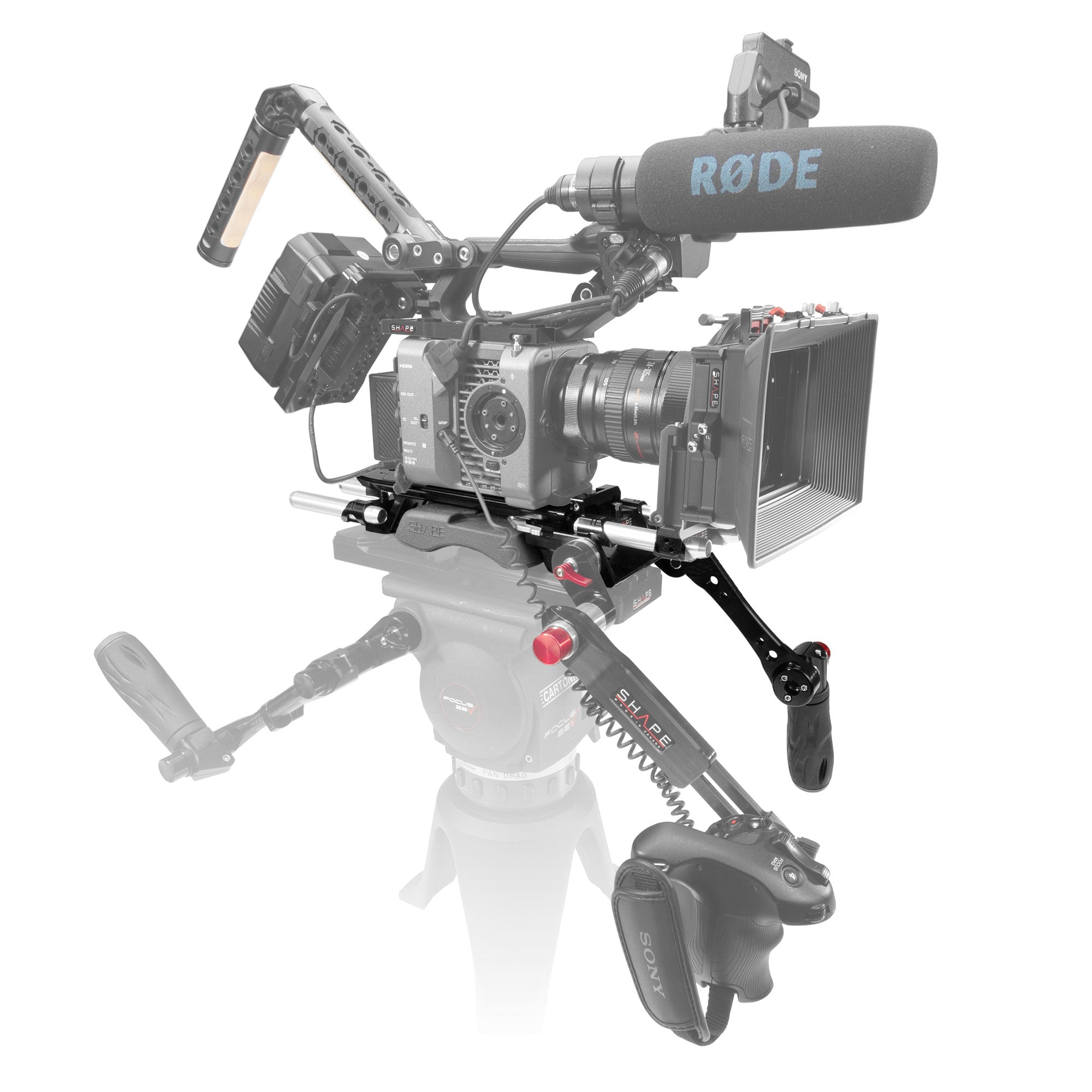 SHAPE Baseplate with Camera Cage and Articulating Handle for Sony FX6