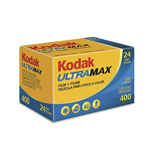 Kodak UltraMax 400 Color Negative Film (35mm Roll Film, 24 Exposures)