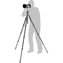 Gitzo GK2545T-82QD Series 2 Traveler Fiber en carbone trépied avec tête de balle centrale