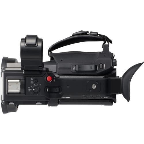 Panasonic HC-X2000 4K Caméscope professionnel avec zoom optique 24x, streaming WiFi HD en direct, sortie SDI 3G et poignée détachable VW-HU1