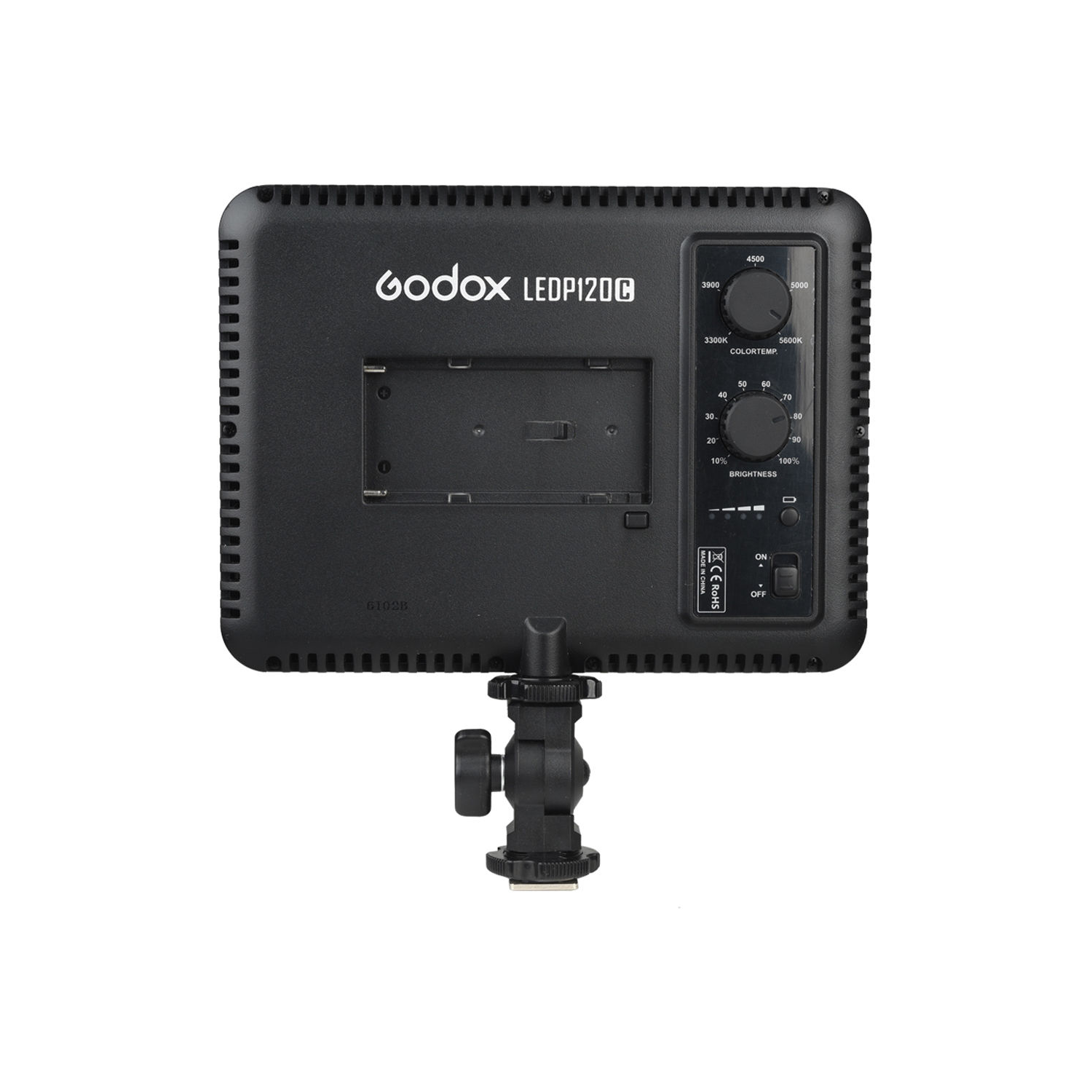 Godox LEDP120C LED Light Panel With L-Series Battery Plate LEDP120C