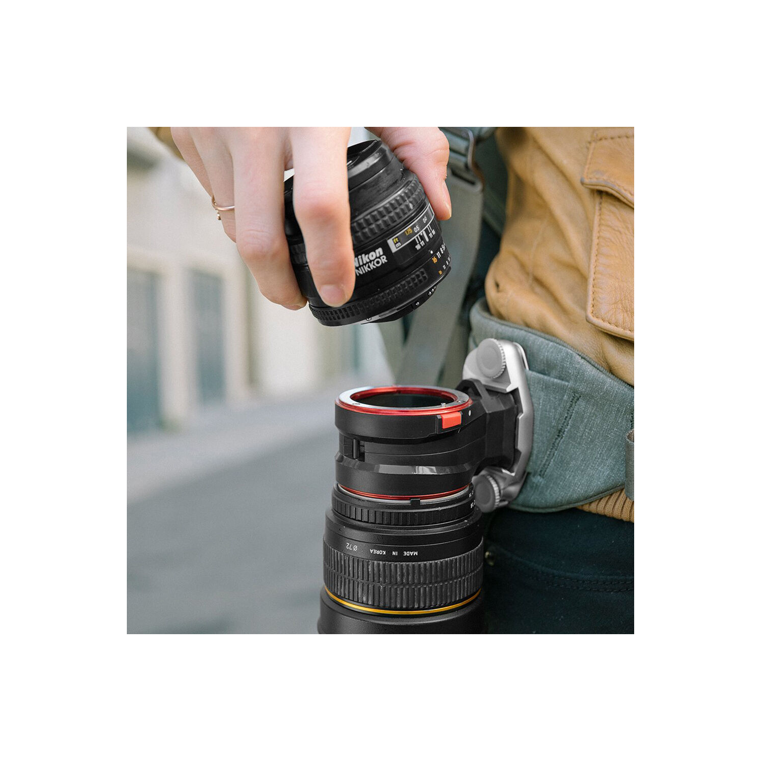 Peak Design Changing Kit Adapter v2 for Nikon F Lens