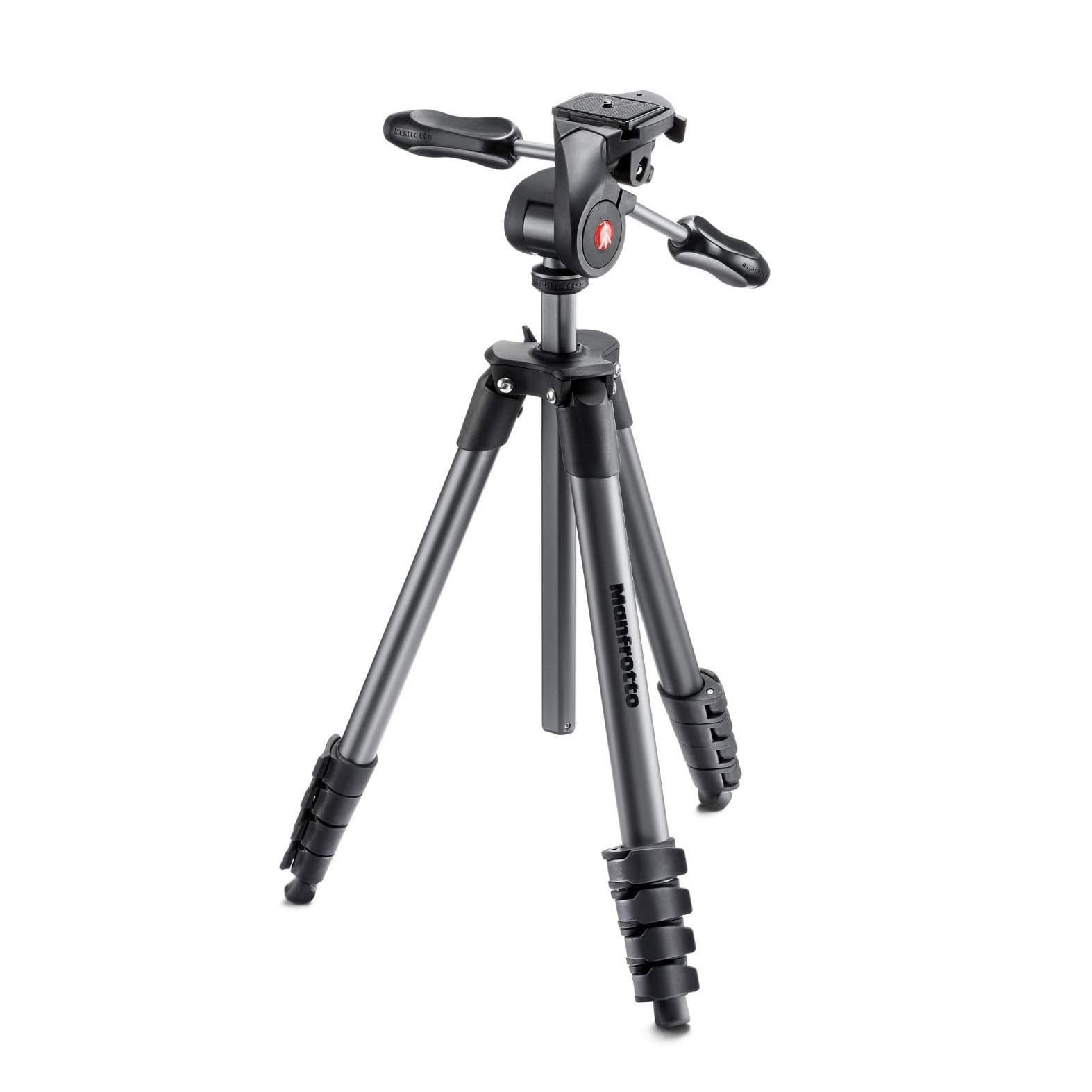 Manfrotto mkcompactadv-bk compact avancé trépied avec une tête à 3 voies