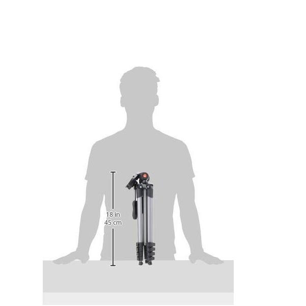 Manfrotto mkcompactadv-bk compact avancé trépied avec une tête à 3 voies