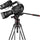 MANFROTTO 612 Nitrotech Fluid Video Head and Aluminium Twin June trépied avec entretoise au sol
