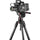 MANFROTTO 612 Nitrotech Fluid Video Head and Aluminium Twin June trépied avec entretoise au sol