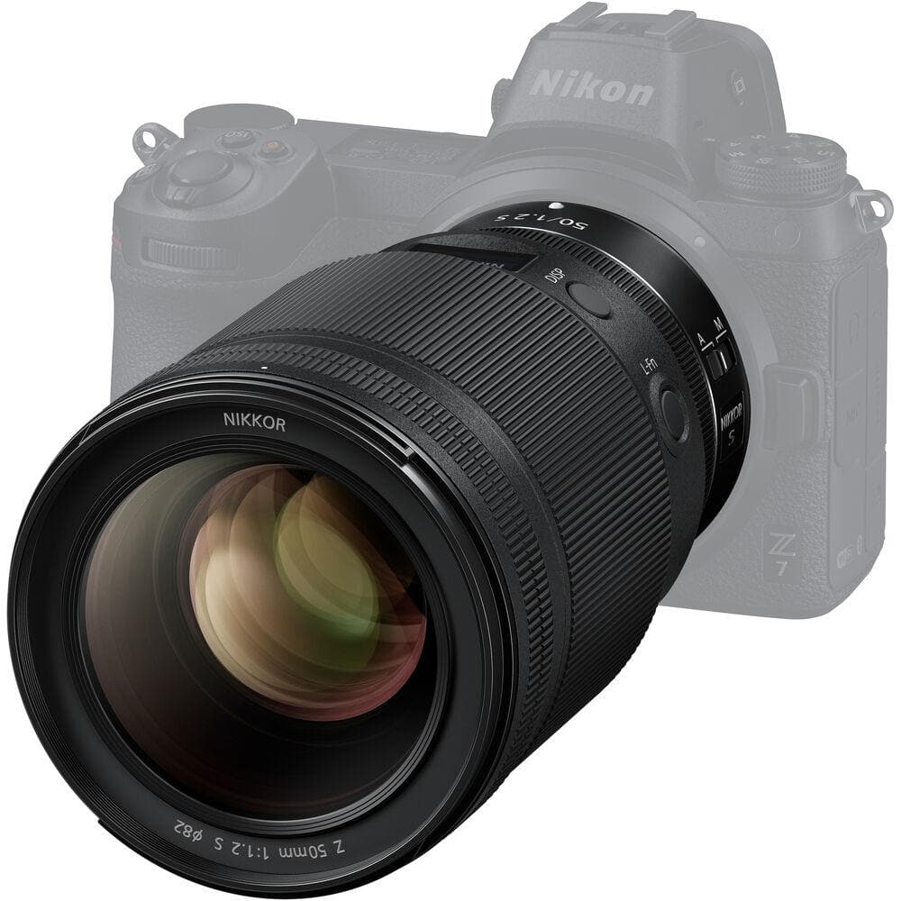 Nikon Nikkor Z 50 mm f / 1,2 s lentilles