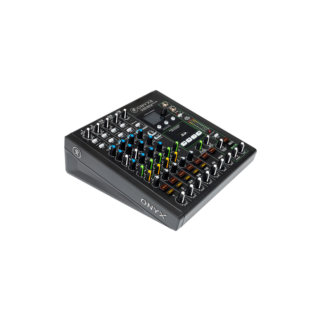 Mackie Onyx8 8-Channel Premium Analog Mixer with Multitrack USB ONYX8