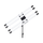 Nanlite PavoTube 30C 4' RGBW LED Tube with Internal Battery 4 Light Kit