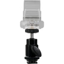 Nanlite Pavotube Clip en polycarbonate transparent et Mini Ball Head avec adaptateur de chaussures chaud