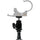 Nanlite Pavotube Clip en polycarbonate transparent et Mini Ball Head avec adaptateur de chaussures chaud