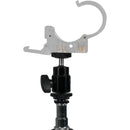 Nanlite Pavotube Clip en polycarbonate transparent et Mini Ball Head avec adaptateur de chaussures chaud
