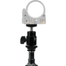 Nanlite Pavotube Clip en polycarbonate transparent et Mini Ball Head avec adaptateur de chaussures chaud