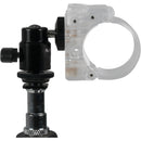 Nanlite Pavotube Clip en polycarbonate transparent et Mini Ball Head avec adaptateur de chaussures chaud