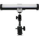 Nanlite Pavotube Clip en polycarbonate transparent et Mini Ball Head avec adaptateur de chaussures chaud