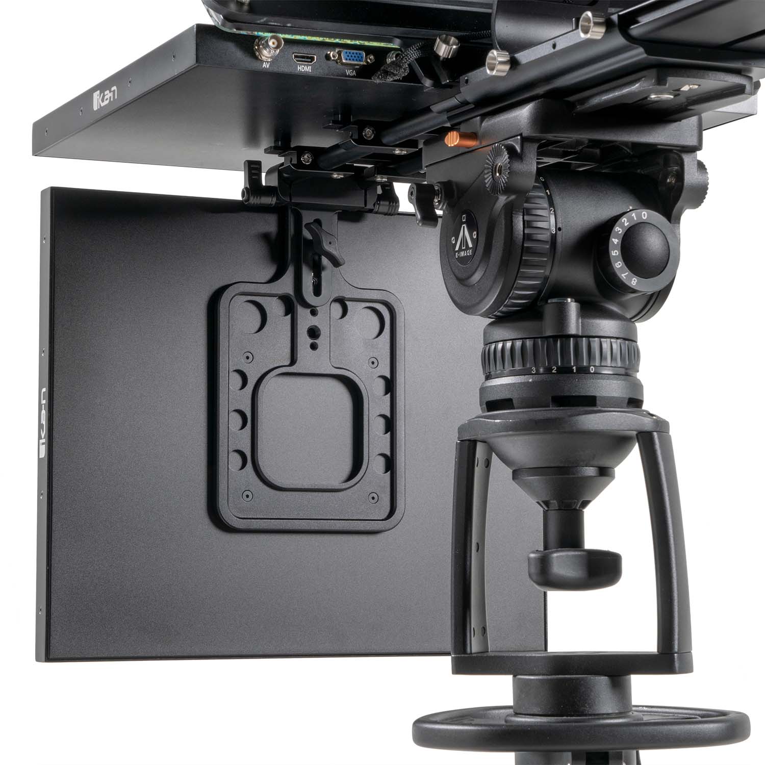 ikan Professional High-Bright Teleprompter with Talent Monitor Kit (15")