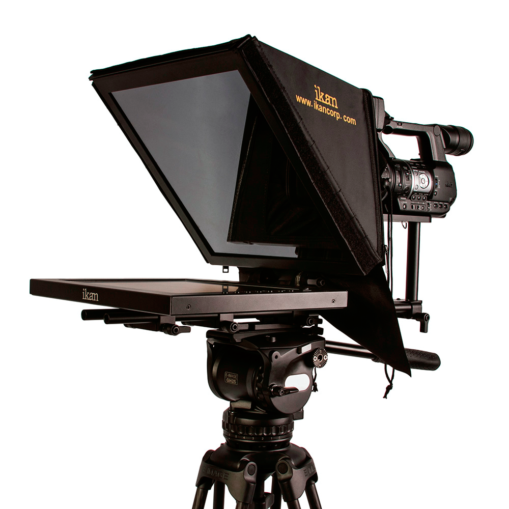 ikan P2P Interview System with 2 x 17" Teleprompters and HDMI Cables