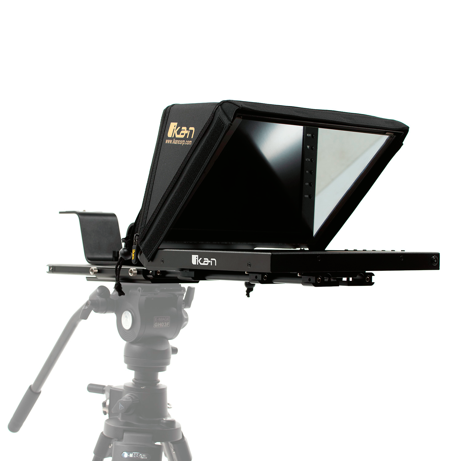 ikan Professional 12" Portable Teleprompter Travel Kit with Rolling Hard Case