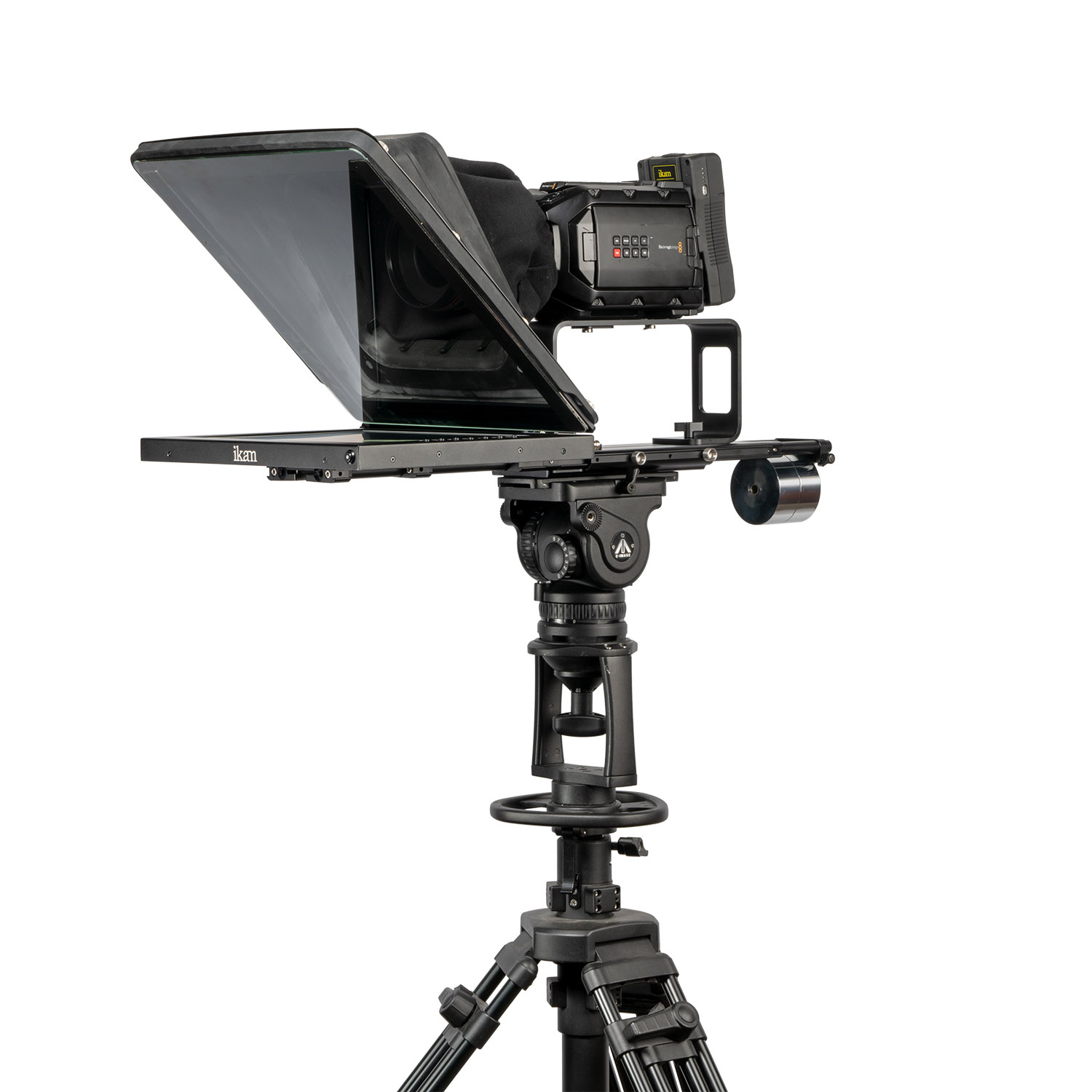 ikan Professional High-Bright Teleprompter with Talent Monitor Kit (15")