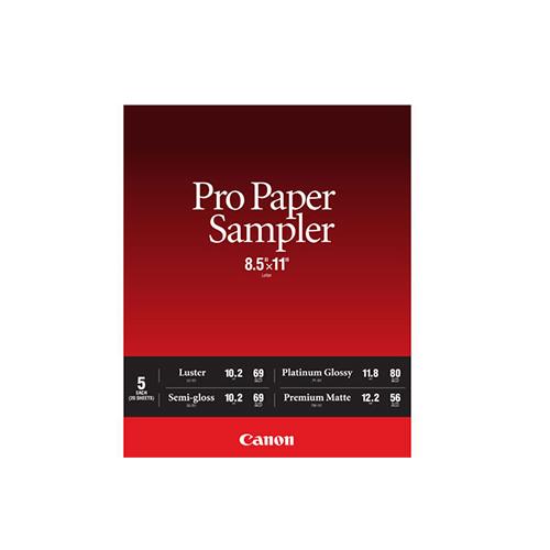 Canon Pro Paper Sampler Pack 8.5x11 "