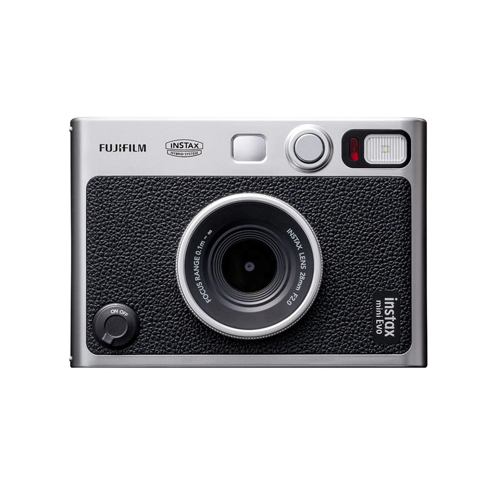 FUJIFILM INSTAX mini Evo Hybrid Instant Camera - Black