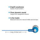 Panasonic RPHJE120 In-Ear Earbud Headphones