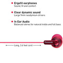 Panasonic RPHJE120 In-Ear Earbud Headphones